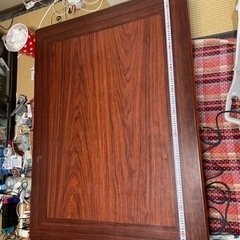取り引き中あげますコタツ120x90 天板浮いてる所あり。