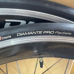 クレジット•分割払い可　◆ SHIMANO　WH－9000　C50 クリンチャー/前後ホイールセット　◆ヴィットリア　ディアマンテ・プロ付きの画像