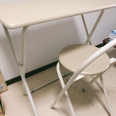 双日九州 デスク+チェア 折りたたみ可能