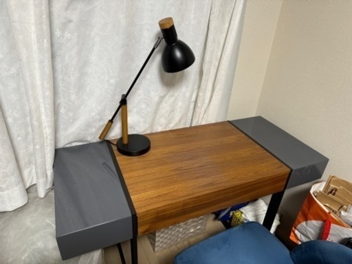 （2/5まで）【ほぼ新品】引き出し付きパソコン・学習机(120×60)