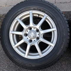 取り引き終了 アルミホイール付きスタッドレスタイヤ