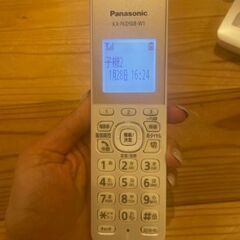 美品 Panasonic コードレス電話増設子機1台KX-FKD508-W1の画像