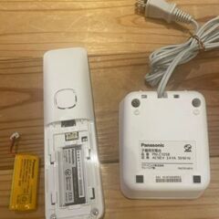 美品 Panasonic コードレス電話増設子機1台KX-FKD508-W1の画像