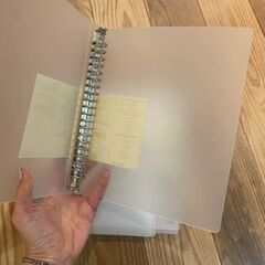 新品未使用 無印良品 A5 2穴リングファイル　6個の画像