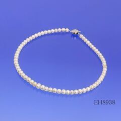 6.0-7.5mm アコヤ真珠ネックレス　美しい『パ－ルホワイト...