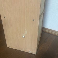 【無料】3段カラーボックス(木目調)の画像