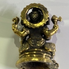 ガネーシャ像　真鍮製の画像