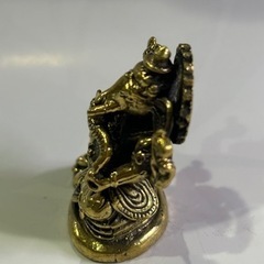 ガネーシャ像　真鍮製の画像