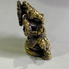 ガネーシャ像　真鍮製の画像