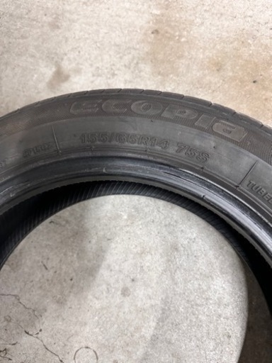 155/65R14 ブリヂストン エコピア 中古タイヤ 4本セット