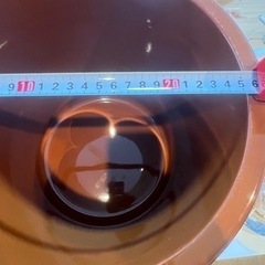 保存容器　蓋付きかめ　久松釜　内直径約25cmの画像