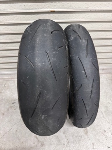 120/70zr17 190/50zr17 ダンロップ 2本セット 中古タイヤ