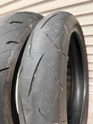 120/70zr17 190/50zr17 ダンロップ 2本セット 中古タイヤ