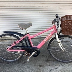 ピンク 電動アシスト自転車 チャイルドシート2つ付き ヤマハ Yamaha 電動アシスト自転車 ピンク チャイルドシート2つ付き Yamaha