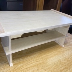 決まりました！美品！【白木折りたたみ経机】法事・法要などに