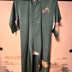 グリーン着物　