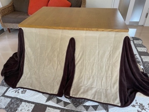 コタツ付き　ダイニングテーブル