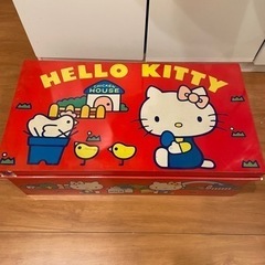 レトロ ハローキティ収納ボックス