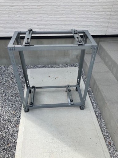 エアコンの室外機2段置き架台