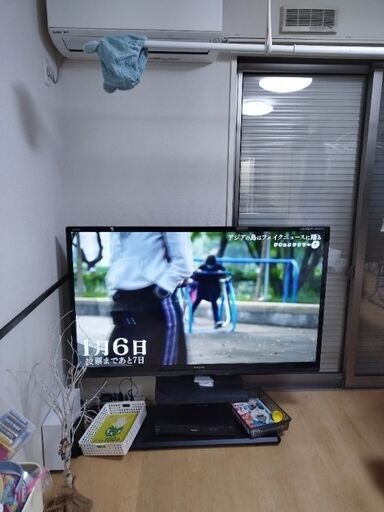 AQUOS 60インチ液晶テレビ リモコン無し 2012年制