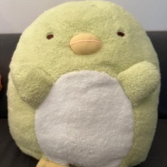 すみっコぐらし　ばんざいふわふわぬいぐるみXL プレミアム　ぺんぎん？