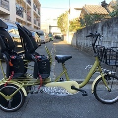 ⭐︎ふたごじてんしゃ⭐︎ 日本初「双子用の三輪電動アシスト自転車」新発売 安価な月額制
