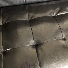 合皮　ソファー　2人がけの画像