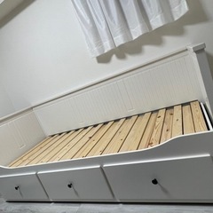 美品・使用1年半】IKEA ヘムネスベッド+マットレス2枚+マットレスパッド2
