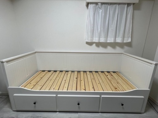 【美品・使用1年半】IKEA ヘムネスベッド+マットレス2枚+マットレスパッド2枚