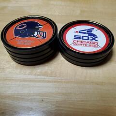 コースター　CHICAGO BEARS .WHITE SOX