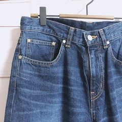 【定価14500円　極美品】ライラック　デニム パンツ ストレート　ジーンズ　M Lの画像