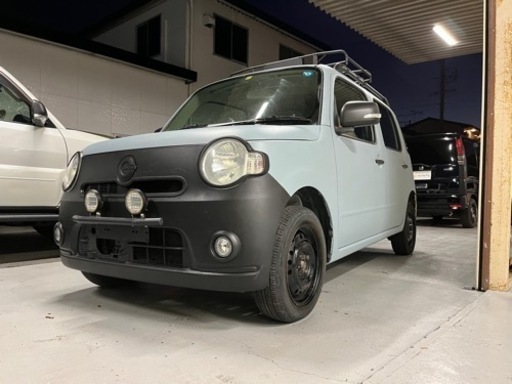 ミラココア　リフトアップ　低走行　車検有り