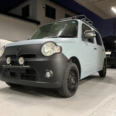 ミラココア　リフトアップ　低走行　車検有り