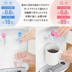 ペットボトル温冷水サーバー 2Lペットボトル対応の画像