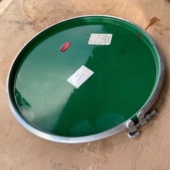 200Lドラム缶の蓋と固定金具のセットの画像