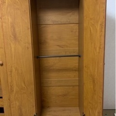 鏡付き洋服タンス クローゼット2台の画像