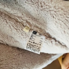 お値下❣️（GU）ムートンタッチフーデッドコートXLの画像