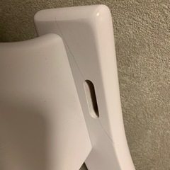 大和屋 アッフルチェア ハイチェア ソフトラベンダー　テーブル ベルト、説明書付の画像