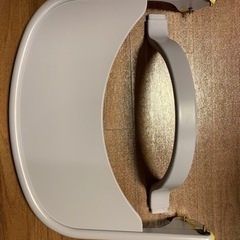 大和屋 アッフルチェア ハイチェア ソフトラベンダー　テーブル ベルト、説明書付の画像