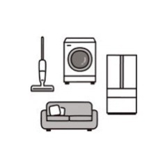 大手企業の家電修理の画像