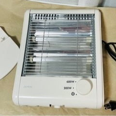 【取引完了】電気ストーブ ゼピール 600Wの画像