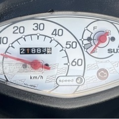 719. 動画あり　スズキ　アドレスV50  FI 原付　バイク　50cc   車体　本体の画像