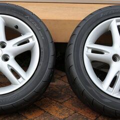 バリ山 ADVAN NEOVA  AD08R 185/55R15とコルトプラス純正ホイール4本セットの画像
