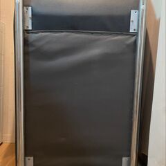 カウチソファー オットマン 一人用ソファー フェイクレザー 黒の画像