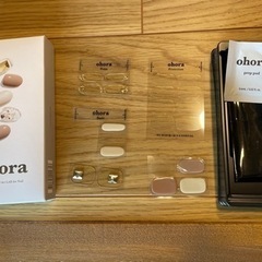 【配送相談可】オホーラ　ohora ジェルネイルシール　未使用6箱＋パーツ2箱の画像