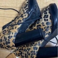 パンプス　23.5cm ヒョウ柄　ハイヒールの画像