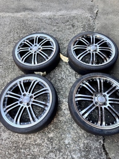 17インチ　ホイールセット　4穴5.5J