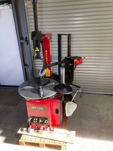 美品タイヤチェンジャー  外ガミ20インチ　サポート付　無段変速