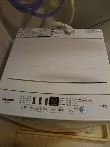 Hisense洗濯機　2020年製