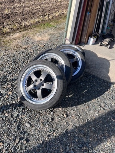 タイヤホイールセット8.5J +38 4本通し